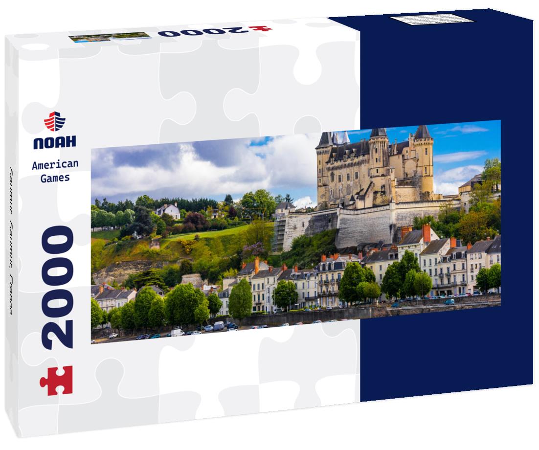 Saumur. Saumur, France 2000pc Panoramic Puzzle