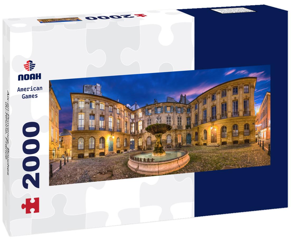 Aix-en-Provence, Bouches-du-Rhone, France 2000pc Panoramic Puzzle