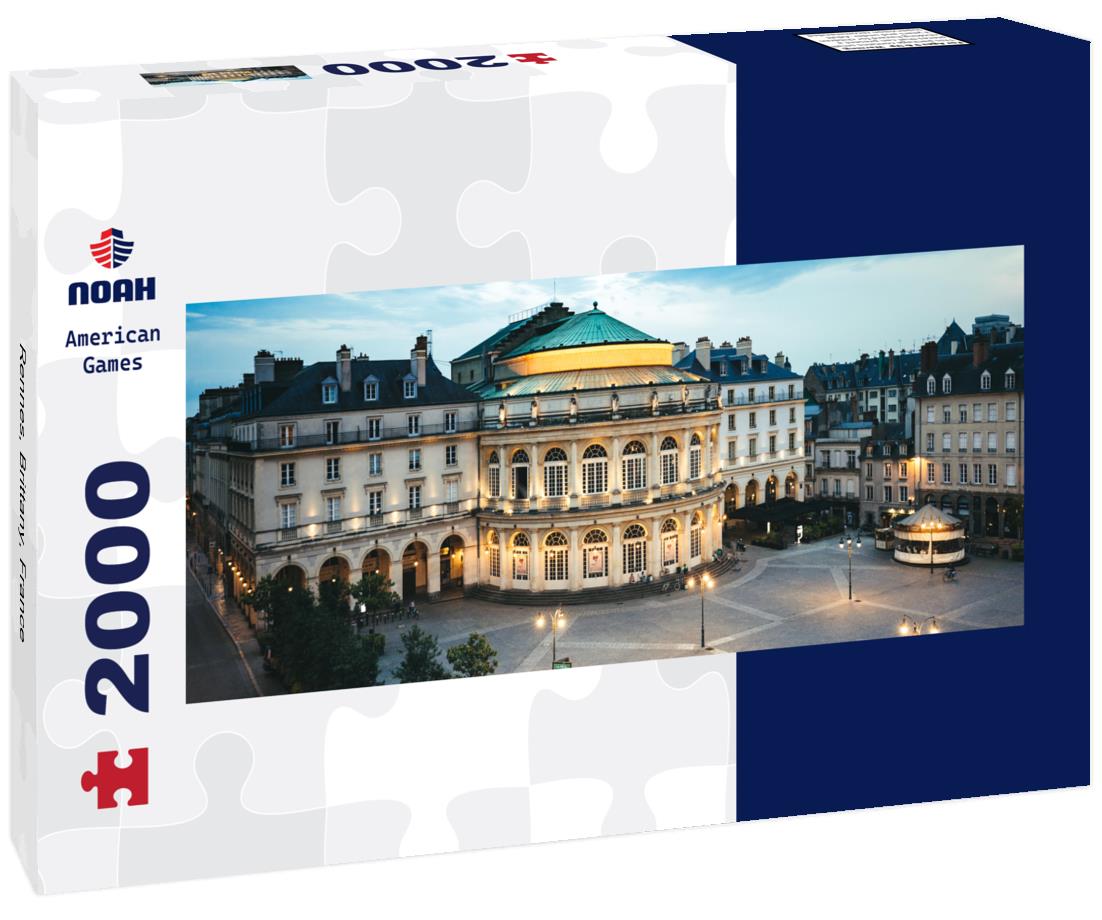 Rennes, Brittany, France 2000pc Panoramic Puzzle