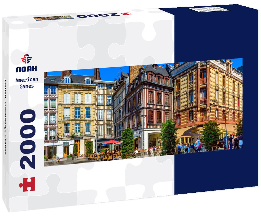 Rouen, Normandy, France 2000pc Panoramic Puzzle