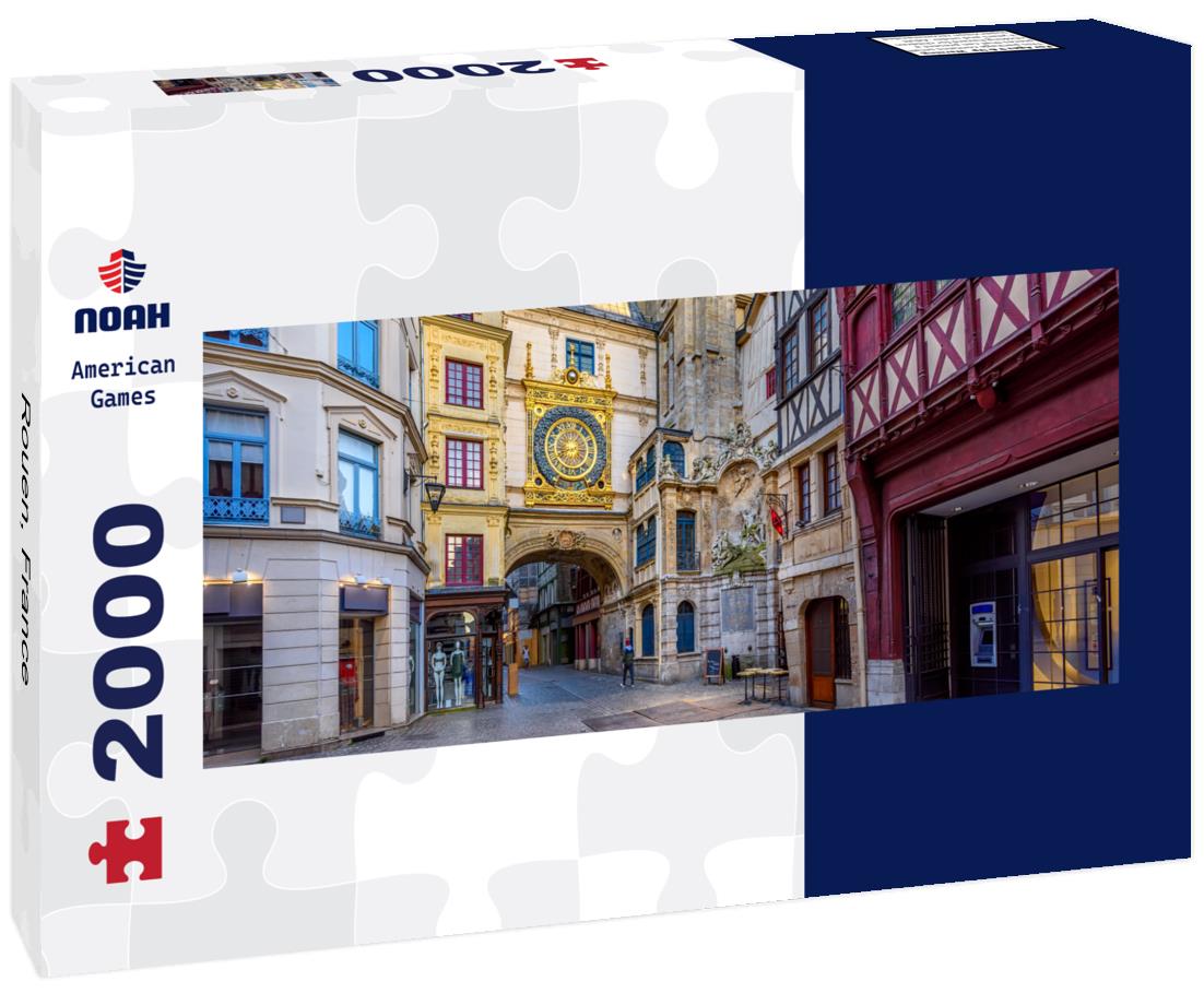 Rouen, France 2000pc Panoramic Puzzle
