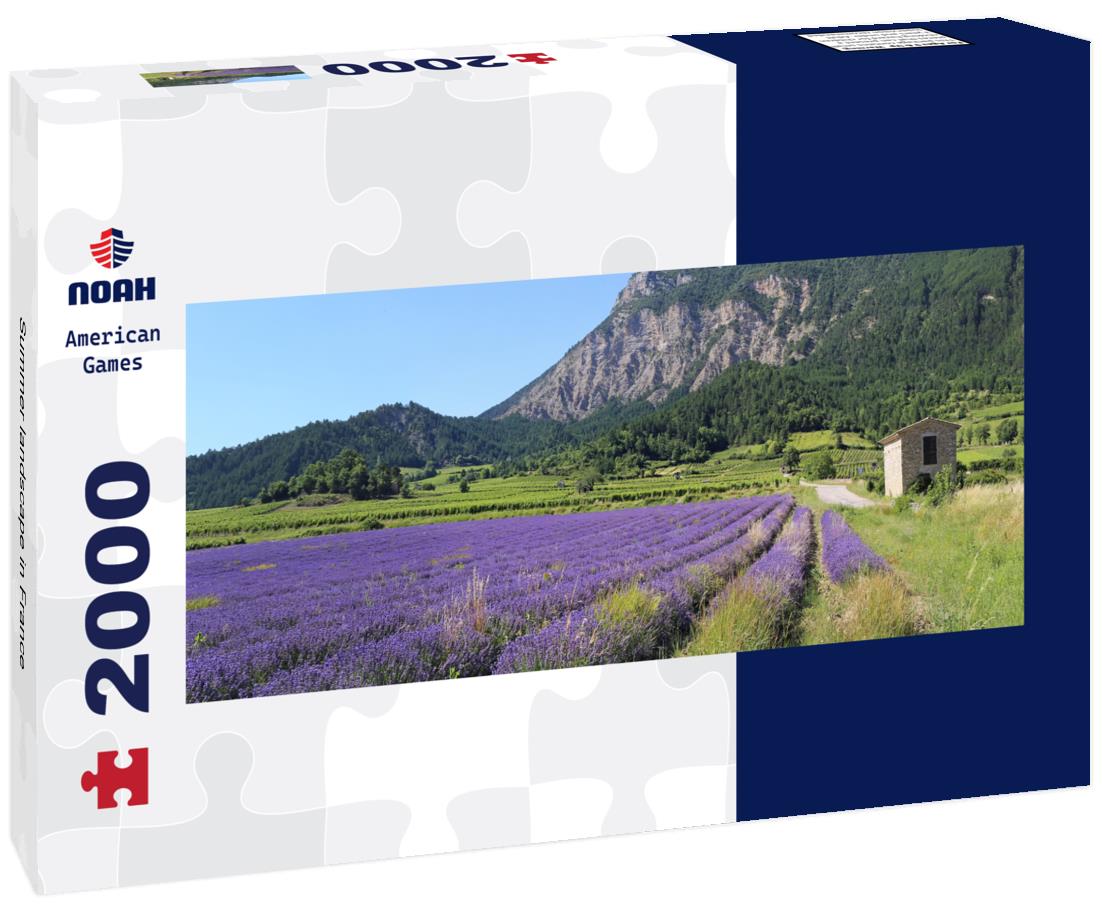 Summer landscape in France 2000pc Panoramic Puzzle