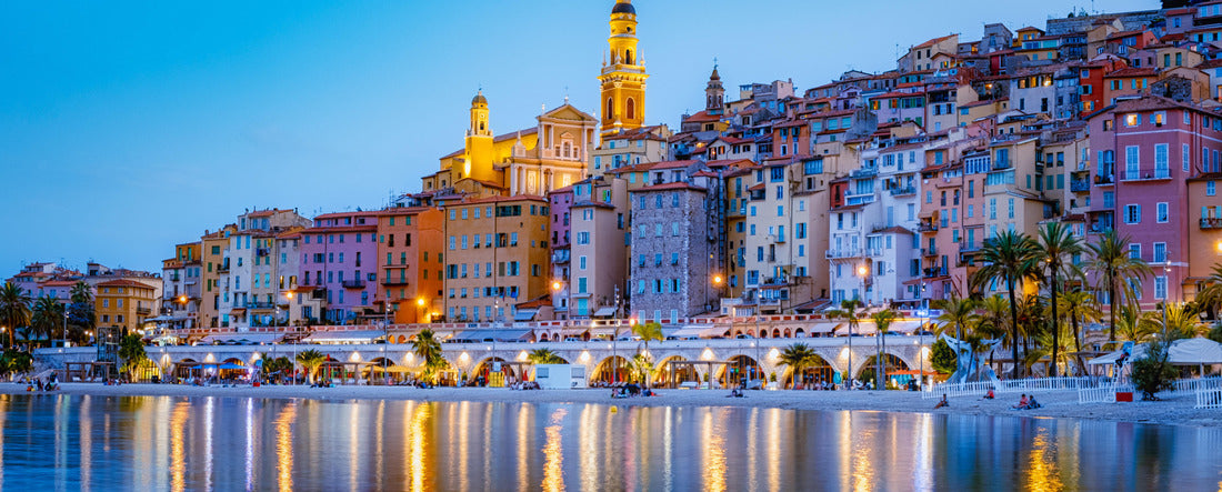 Menton, France 2000pc Panoramic Puzzle
