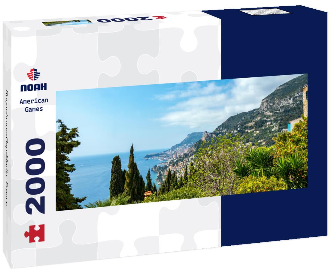 Roquebrune-Cap-Martin, France 2000pc Panoramic Puzzle
