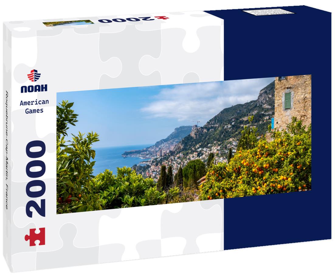 Roquebrune-Cap-Martin, France 2000pc Panoramic Puzzle