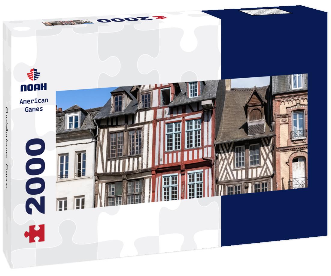 Pont-Audemer, France 2000pc Panoramic Puzzle