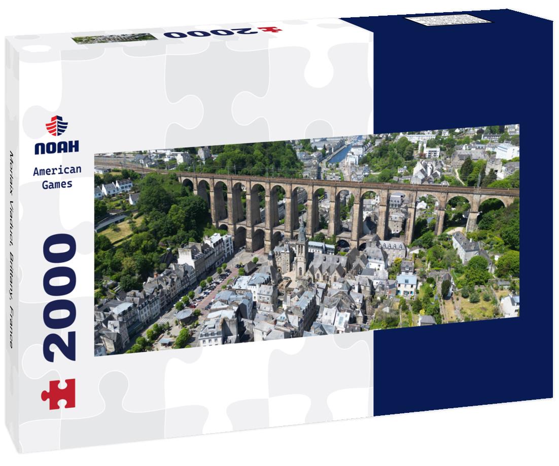 Morlaix Viaduct, Brittany, France 2000pc Panoramic Puzzle