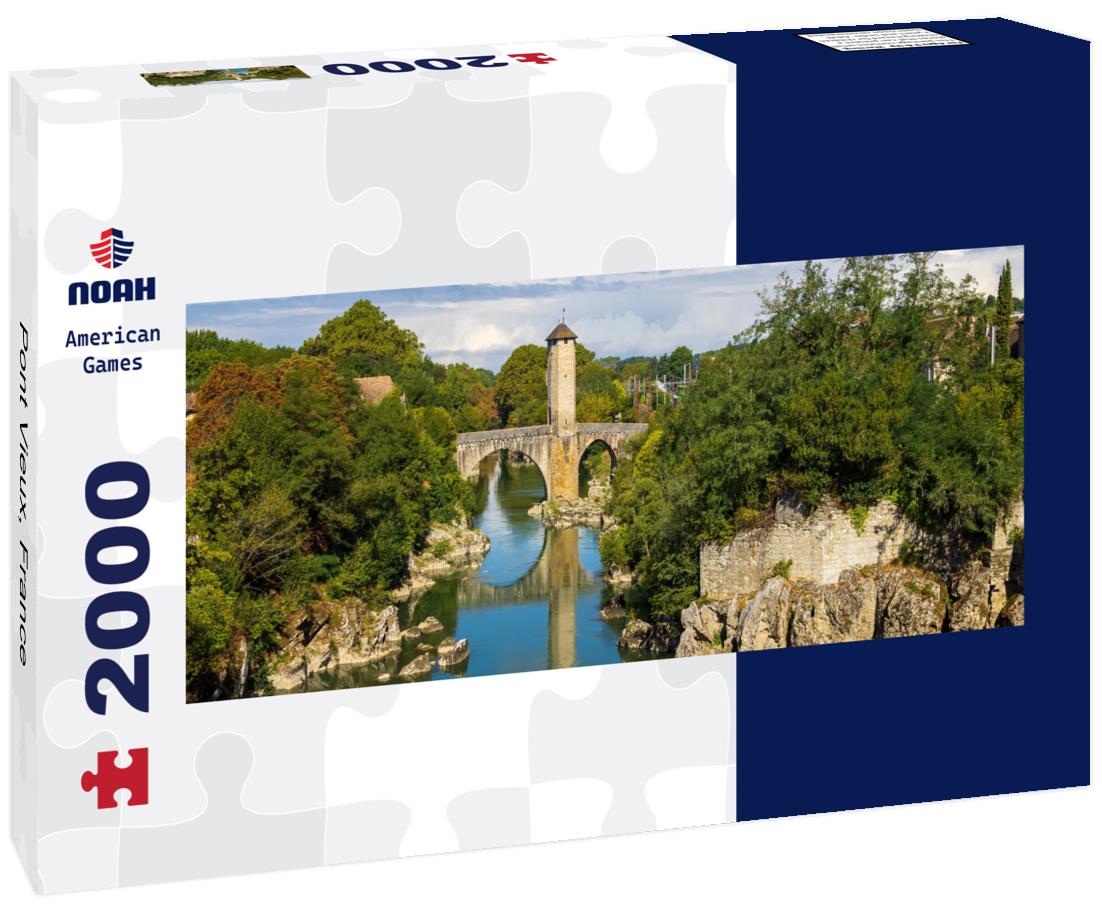 Pont Vieux, France 2000pc Panoramic Puzzle