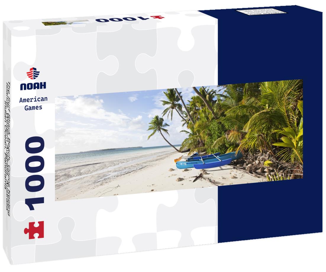 Noah Jigsaw Puzzle The Surf Shack Beach, Cocos Keeling Islands, Western Australia, Australia, Indian Ocean, Panorama Panorama 1000 Pieces