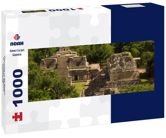 The ruins of Ek Balam in Yucatan, Mexico, 1000pc Panoramic Puzzle