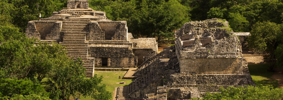 The ruins of Ek Balam in Yucatan, Mexico, 1000pc Panoramic Puzzle