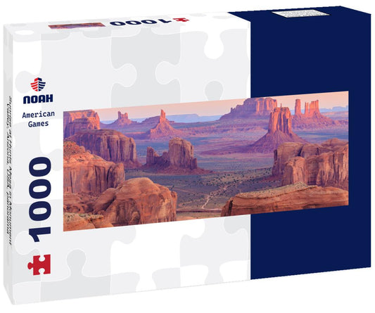 Noah Jigsaw Puzzle Sunrise at Hunts Mesa in Monument Valley, Arizona, USA, panorama Panorama 1000 Pieces