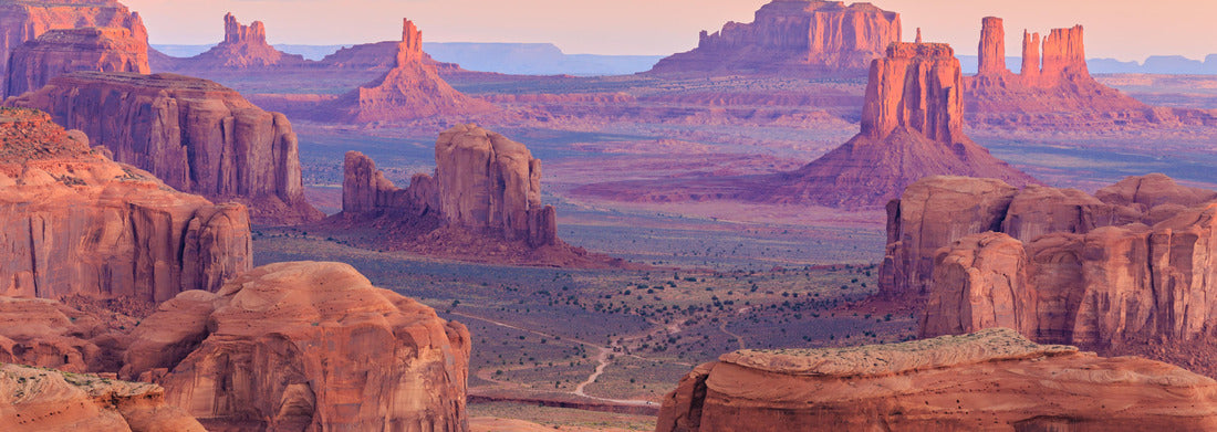 Noah Jigsaw Puzzle Sunrise at Hunts Mesa in Monument Valley, Arizona, USA, panorama Panorama 1000 Pieces