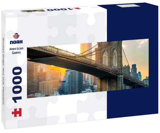 Noah Jigsaw Puzzle Brooklyn Bridge, New York, Panorama Panorama 1000 Pieces