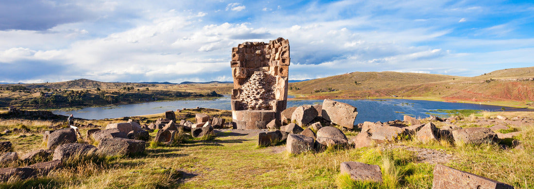 Sillustani, Lake Umayo, Peru, 1000pc Panoramic Puzzle