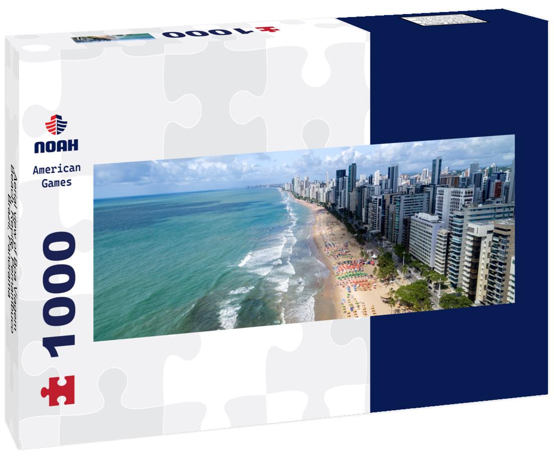 Noah Jigsaw Puzzle Aerial view of Boa Viagem Beach, Recife, Pernambuco, Brazil, Panorama Panorama 1000 Pieces