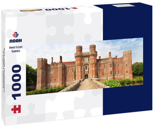 Noah Jigsaw Puzzle Brick castle Herstmonceux in England, panorama Panorama 1000 Pieces