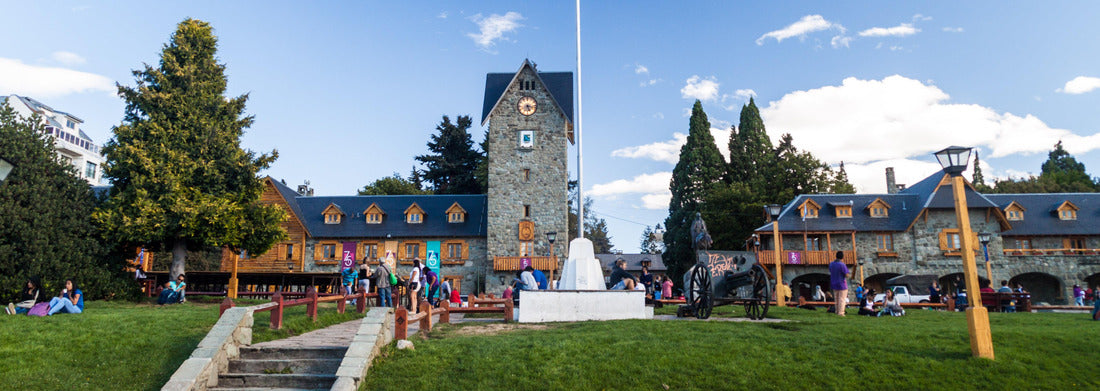 Noah Jigsaw Puzzle City center on a main square in Bariloche, Argentina, panorama Panorama 1000 Pieces