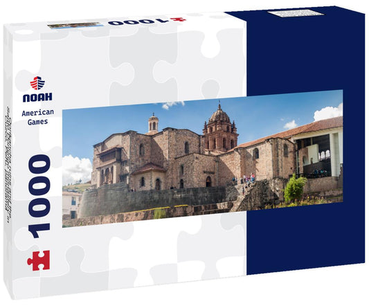 Noah Jigsaw Puzzle Qorikancha ruins and the Santo Domingo monastery in Cuzco, Peru, panorama Panorama 1000 Pieces