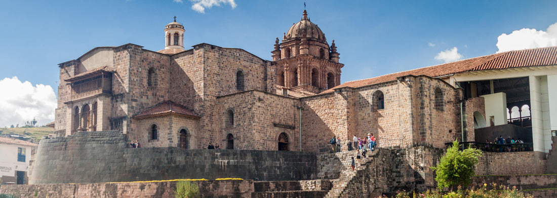 Noah Jigsaw Puzzle Qorikancha ruins and the Santo Domingo monastery in Cuzco, Peru, panorama Panorama 1000 Pieces