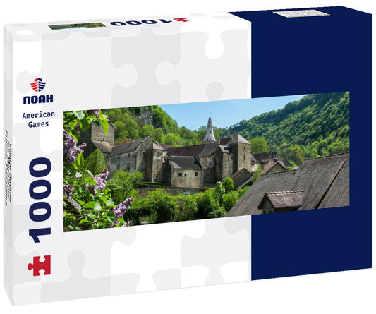 Noah Jigsaw Puzzle Village Baume-les-Messieurs, France, Panorama Panorama 1000 Pieces
