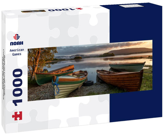 Noah Jigsaw Puzzle Boats on Lough Corrib, County Galway, Connemara, Ireland, panorama Panorama 1000 Pieces