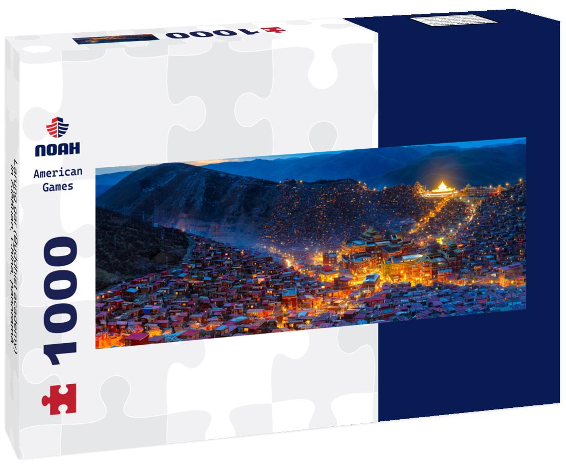 Noah Jigsaw Puzzle Larung gar (Buddhist academy) in Sichuan, China, panorama Panorama 1000 Pieces