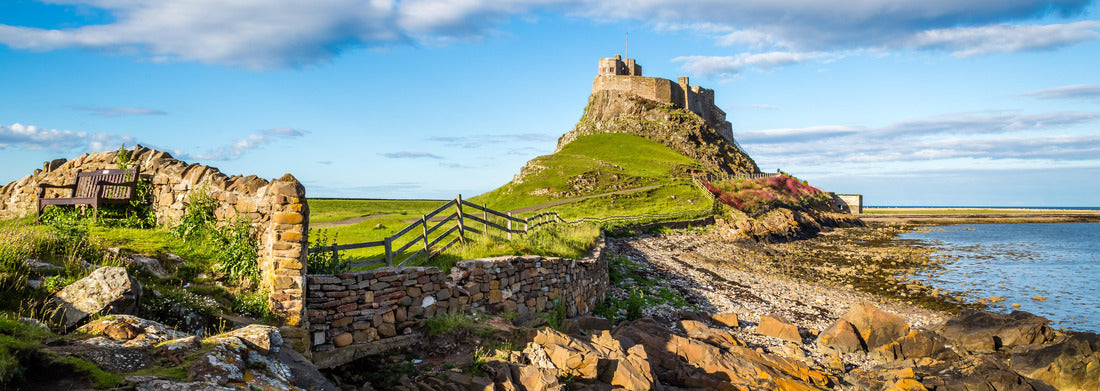 Noah Jigsaw Puzzle Lindisfarne Castle on the Northumberland coast, England, panorama Panorama 1000 Pieces