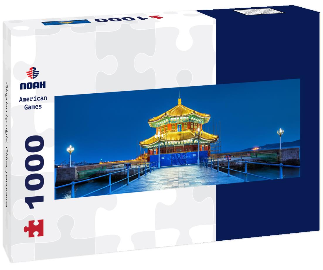 Noah Jigsaw Puzzle Qingdao by night, China, panorama Panorama 1000 Pieces