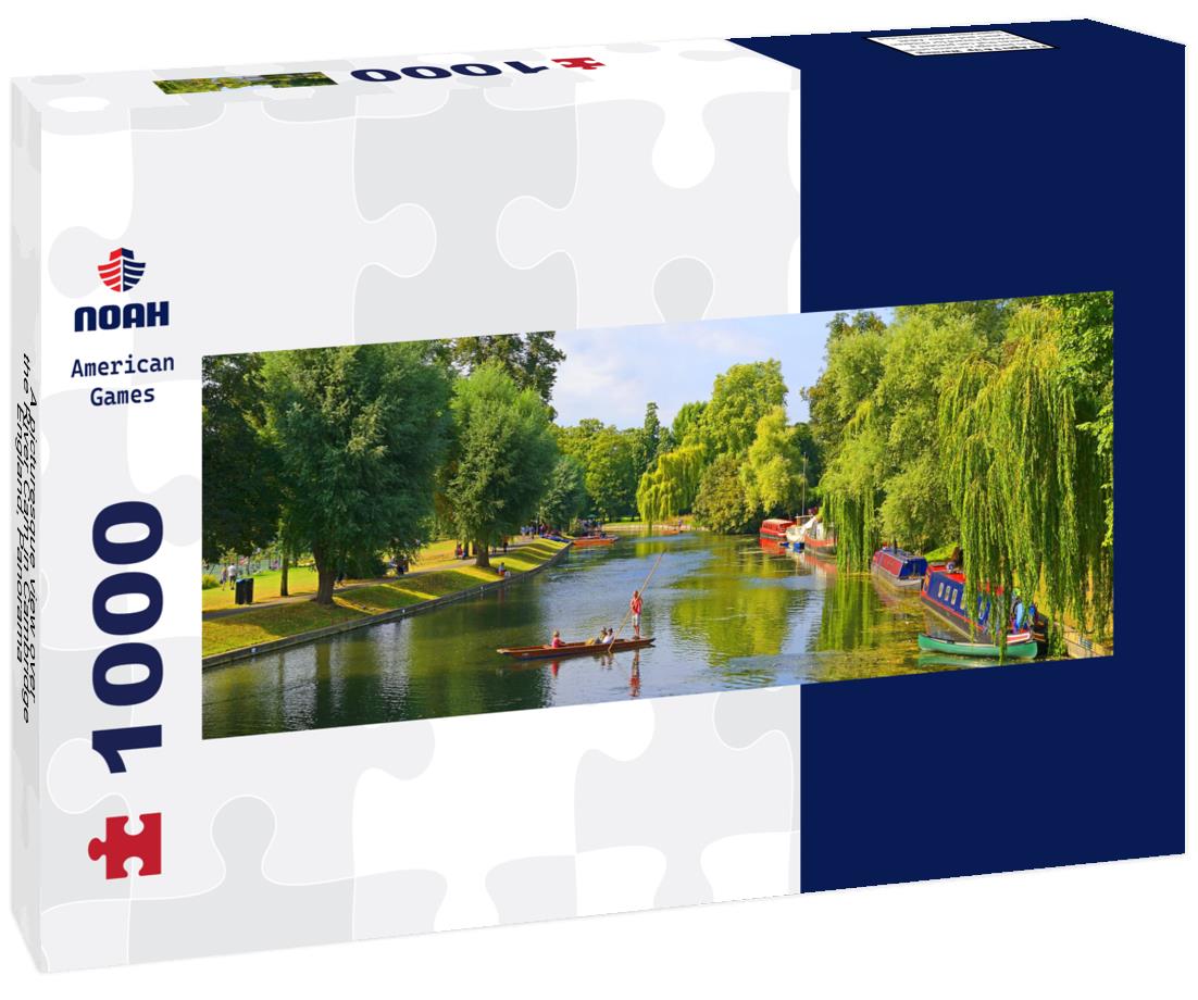 Noah Jigsaw Puzzle A picturesque view over the River Cam in Cambridge, England, Panorama Panorama 1000 Pieces