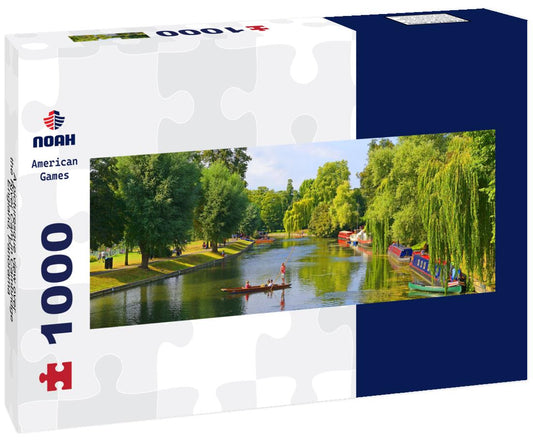 Noah Jigsaw Puzzle A picturesque view over the River Cam in Cambridge, England, Panorama Panorama 1000 Pieces