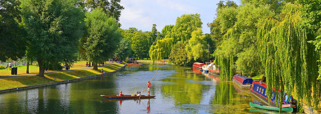 Noah Jigsaw Puzzle A picturesque view over the River Cam in Cambridge, England, Panorama Panorama 1000 Pieces