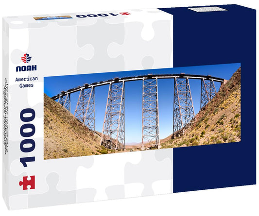 Noah Jigsaw Puzzle View of the viaduct of La Polvorilla, province of Salta, Argentina, panorama Panorama 1000 Pieces