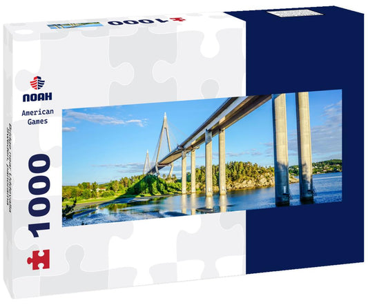 Noah Jigsaw Puzzle Bridge near Uddevalla, Sweden, panorama Panorama 1000 Pieces