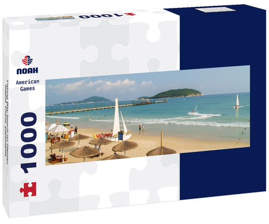 Noah Jigsaw Puzzle Yalong Bay beach on Hainan Island, China, panorama Panorama 1000 Pieces