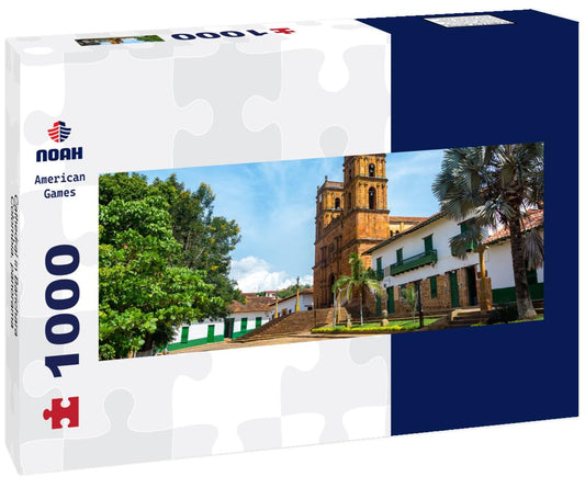 Noah Jigsaw Puzzle Cathedral in Barichara Colombia, panorama Panorama 1000 Pieces