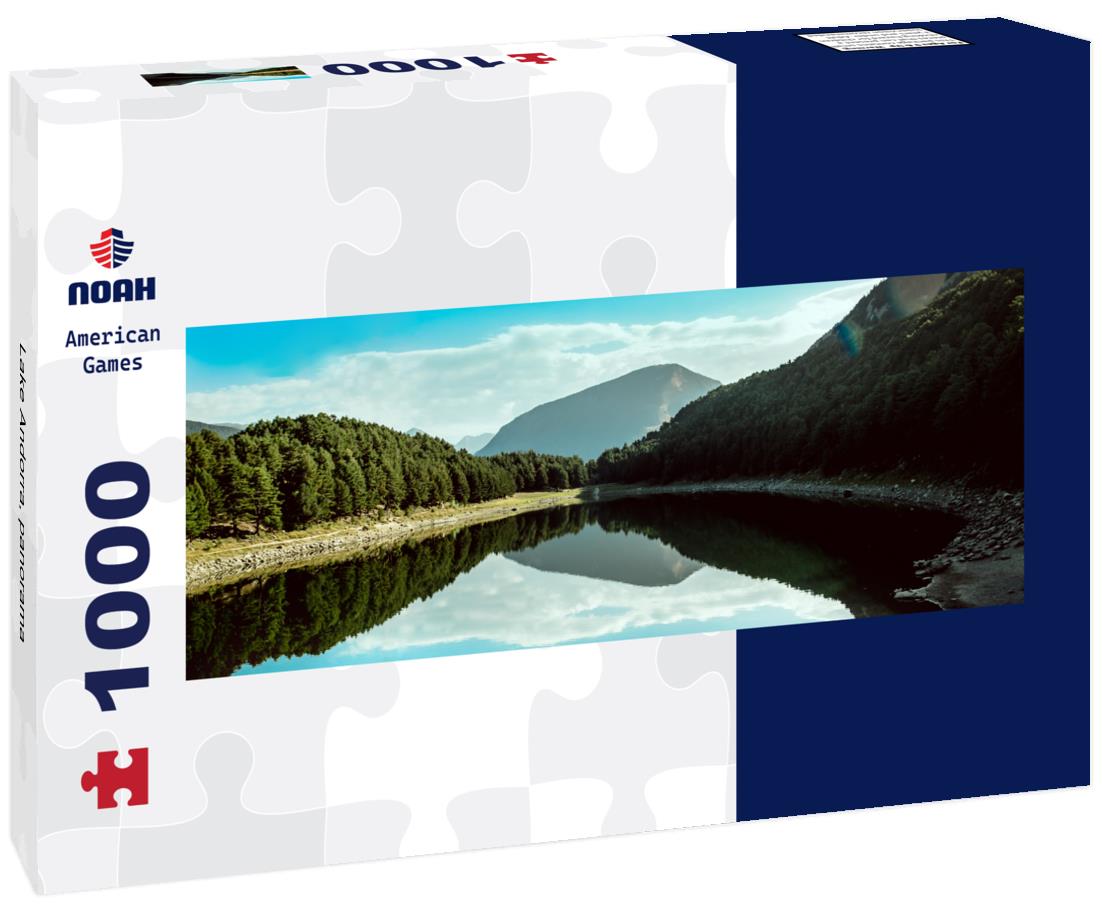 Noah Jigsaw Puzzle Lake Andorra, panorama Panorama 1000 Pieces