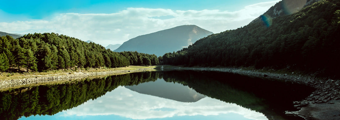 Noah Jigsaw Puzzle Lake Andorra, panorama Panorama 1000 Pieces