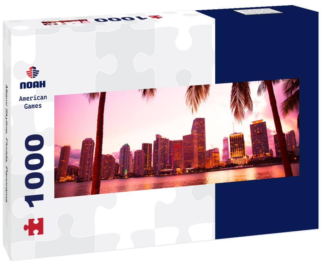 Noah Jigsaw Puzzle Miami Skyline, Florida, Panorama Panorama 1000 Pieces