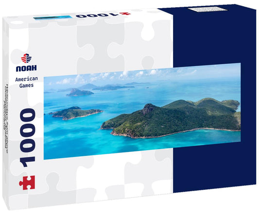 Noah Jigsaw Puzzle Whitsundays from above, Queensland, Australia, Panorama Panorama 1000 Pieces