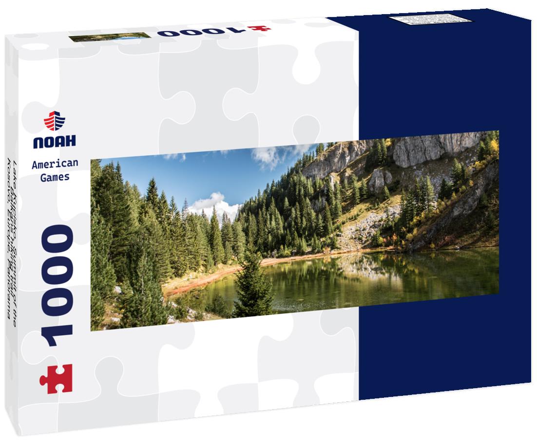 Noah Jigsaw Puzzle Lake Kucisko, "Summit of the Balkans" hiking trail, Kosovo, Europe, Panorama Panorama 1000 Pieces