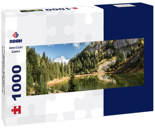 Noah Jigsaw Puzzle Lake Kucisko, "Summit of the Balkans" hiking trail, Kosovo, Europe, Panorama Panorama 1000 Pieces