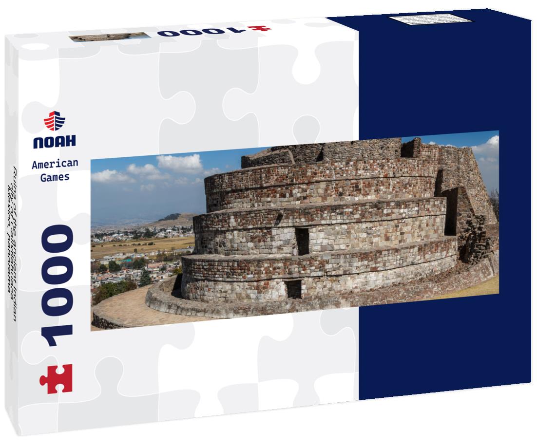 Noah Jigsaw Puzzle Ruins of the ancient Indian city of Calixtlahuaca, Mexico, panorama Panorama 1000 Pieces