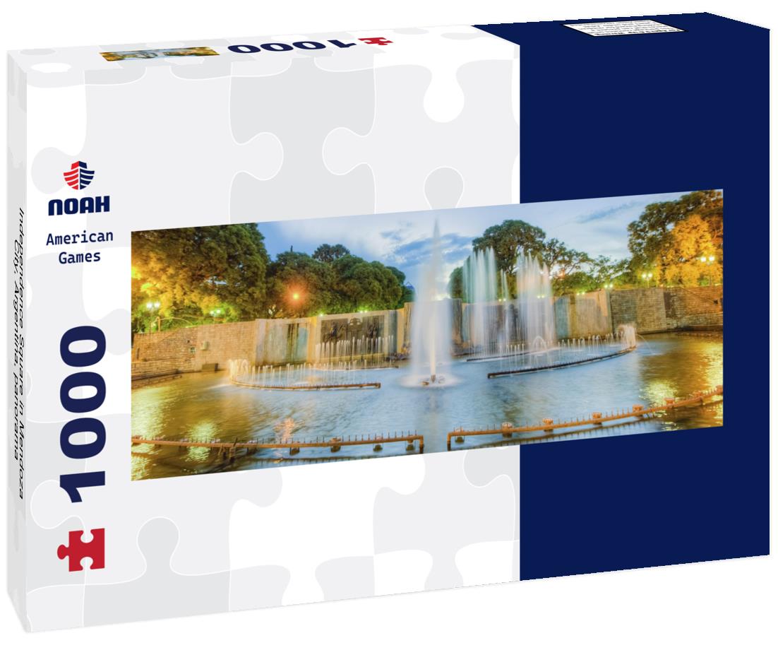 Noah Jigsaw Puzzle Independence Square in Mendoza City, Argentina, panorama Panorama 1000 Pieces