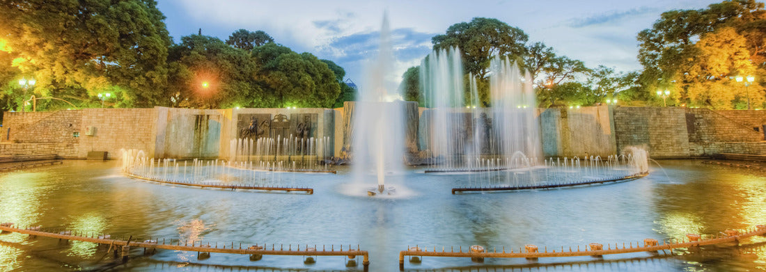 Noah Jigsaw Puzzle Independence Square in Mendoza City, Argentina, panorama Panorama 1000 Pieces