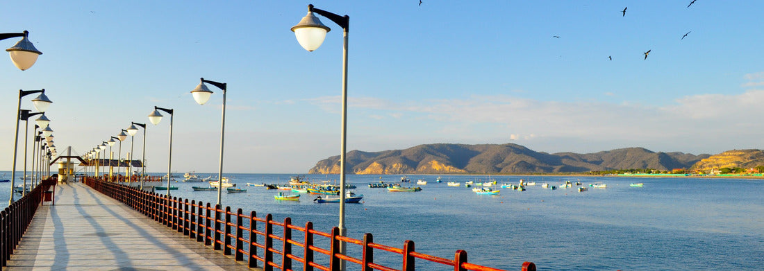 Puerto Lopez harbor, Ecuador, 1000pc Panoramic Puzzle