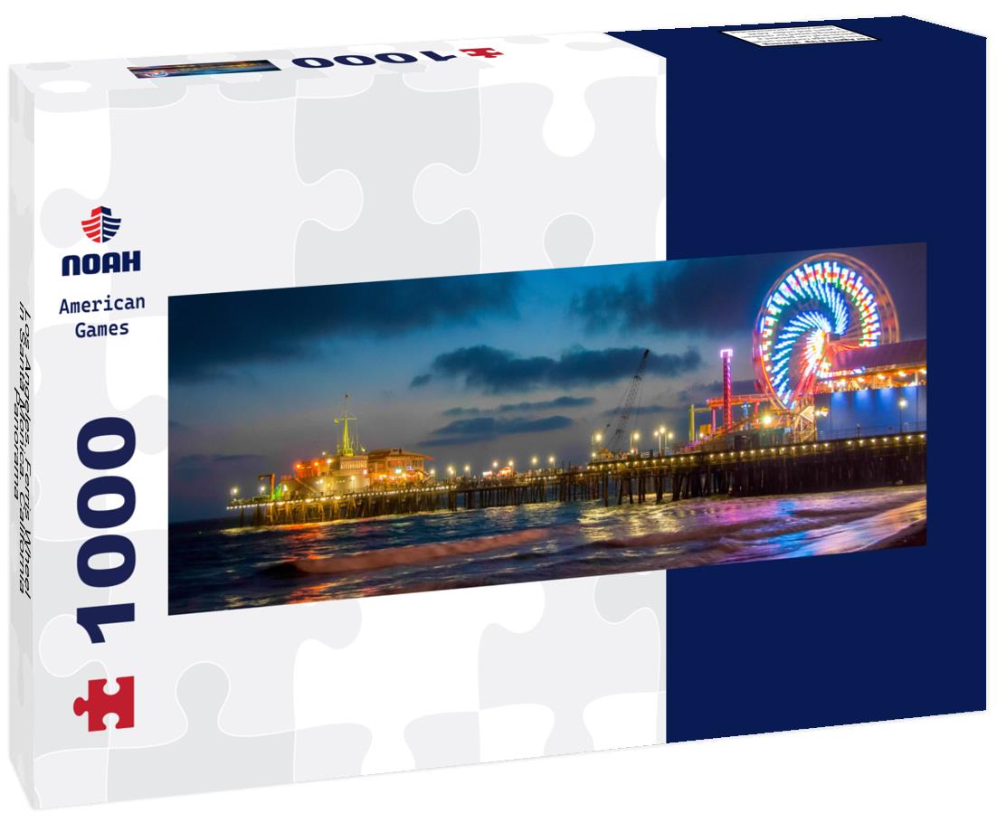 Noah Jigsaw Puzzle Los Angeles, Ferris Wheel in Santa Monica. California, Panorama Panorama 1000 Pieces