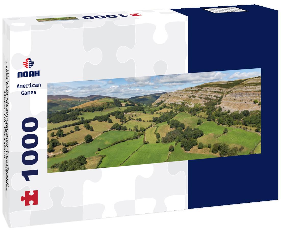 Noah Jigsaw Puzzle Welsh landscape as seen from Castell Dinas Bran, near Llangollen, Denbighshire, Wales, UK, Panorama Panorama 1000 Pieces