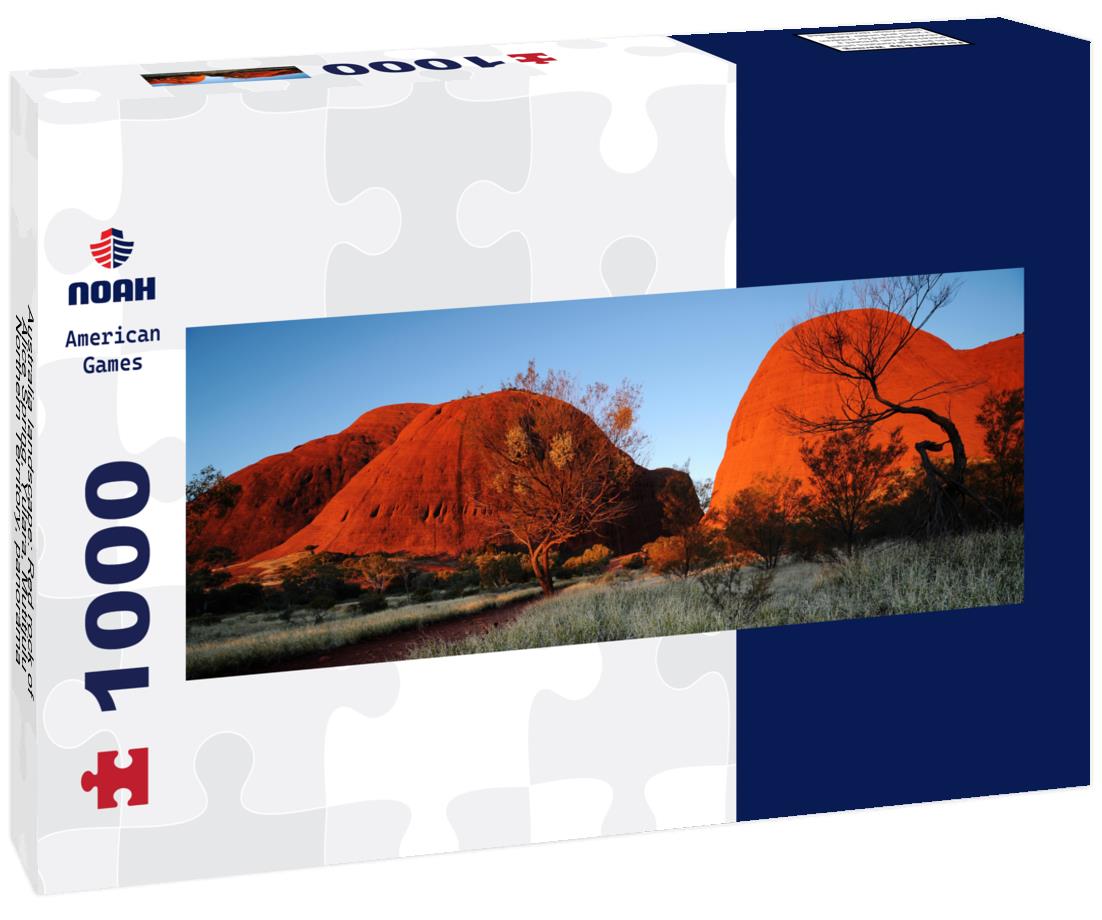 Noah Jigsaw Puzzle Australia landscape: Red rock of Alice Spring, Yulara, Mutitjulu, Northern Territory, panorama Panorama 1000 Pieces