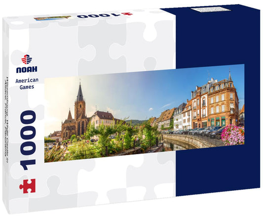Noah Jigsaw Puzzle Wissembourg, White Castle in Alsace, France, Panorama Panorama 1000 Pieces